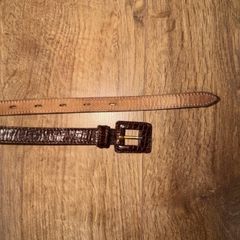 Leather belt