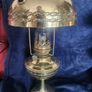 Parisian vintage oillamps . polished. 19 inches . Image 3