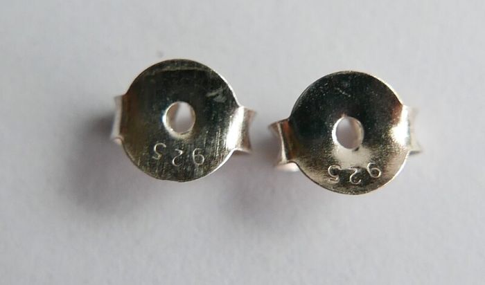 Vintage Sterling silver twist stud earrings