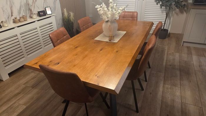 Dining table and 6 chairs