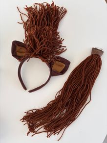 Horse costume: ears, hair and tail