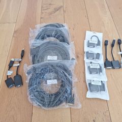DVI and display port cables and adapters