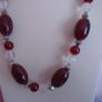 Long necklace,Jewellery,Red necklace Image 3