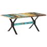 Dining Table 180x90x76 cm Solid Reclaimed Wood Image 9