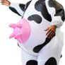 Creations Cow Inflatable Costume Air Blow-up Deluxe Halloween Cow Costume Image 3