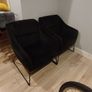 Klaus accent chairs. Black pair. Image 3