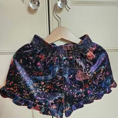 NEXT Girls Magical Night Garden Print Shorts 4Y + FREE Pair of Shorts