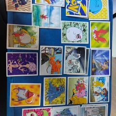 20 Digimon Panini vintage album stickers