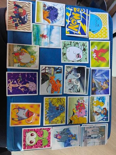 20 Digimon Panini vintage album stickers