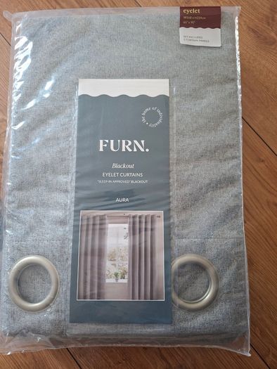 Grey black out curtains