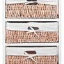 Maize 3-Drawer Bathroom/Bedroom Storage Unit, Wood, White Image 2