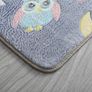 Area Rug Glow in The Dark Large Soft Rug for Bedroom Living Room Washable Carpet Home Decor Grey Owl 120x60cm (FREE POSTAGE) Image 6