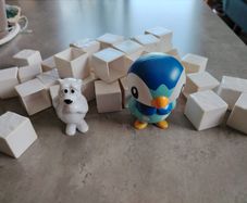 Save the Penguin from Ice Cubes