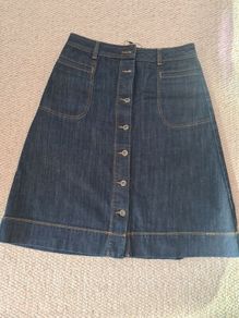 Hobbs denim skirt 12