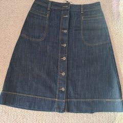 Hobbs denim skirt 12