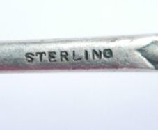 Vintage Decorative Sterling Silver Fork 12,5g