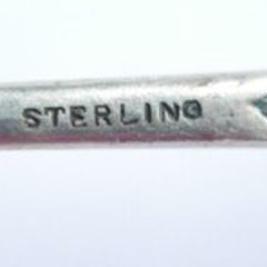 Vintage Decorative Sterling Silver Fork 12,5g