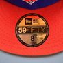 New York Knicks Mens Team Classic New Era 59Fifty Flat Brim Hat Size 8 - NBA Basketball Cap Image 3