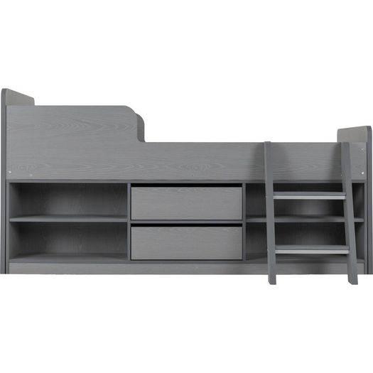 Mid sleeper single bed with storage
