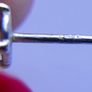 Vintage 925 Sterling Silver  cubic zirconia stunning earrings Image 9