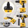 Dewalt 18V Tools Convert Dewalt 20V Lithium Battery for DC9096 DE9098 DE9096 with USB Image 5