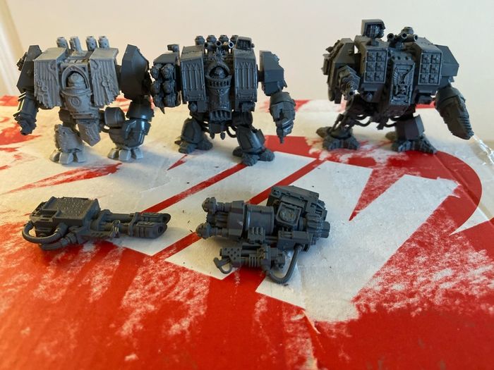 Warhammer 40k Dreadnoughts x 3