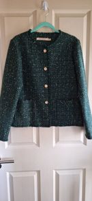Rue de Femme  Forest Green Wool Jacket