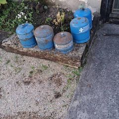 Camping gas bottles