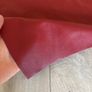 Red upholstery leather Image 2