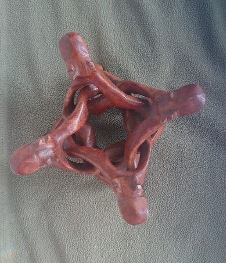 Wooden Bowl / Sage Stand .