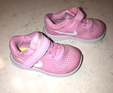 Pink Nike infant 4.5UK baby girl shoes trainers