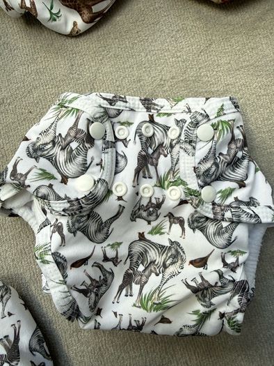 LittleLamb Size 2 Pocket Cloth Nappies and 20 bamboo inserts