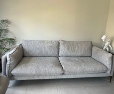 3 seater grey sofa