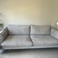3 seater grey sofa