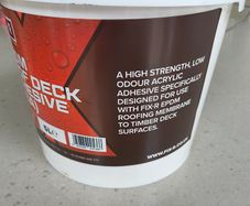 FIX-R EPDM rubber & WBA adhesive for your roof
