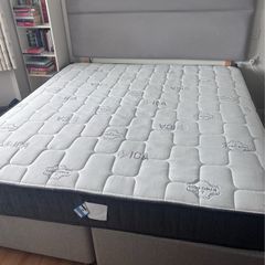 Light Grey Superking Bed