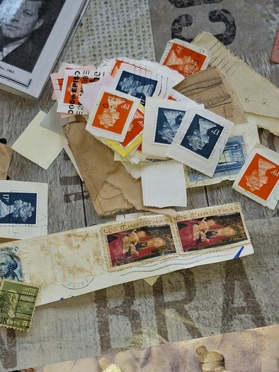 Large Lot of Stamps, Tickets, Labels etc., Postage Available or Collection