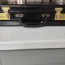 Vintage Black Leather Hard-Shell Attache Briefcase Executive Case Image 2
