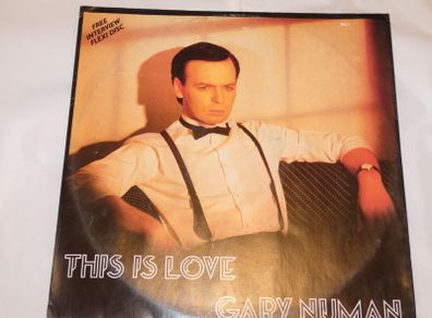 Gary Numan This Is Love 1986 12 Inch Vinyl Single With Flexi Disc