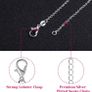 30 Pack Necklace Chain Silver Plated Necklace Chains Bulk Cable Chain Charms for Jewelry Making, 1.2 mm 18 Inches (FREE POSTAGE) Image 6