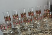 Bohemian glasses flutes