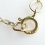 Vintage sold 9K Yellow Gold 375 Engraved Cross Pendant Necklace length 18" - 1,3g Image 7