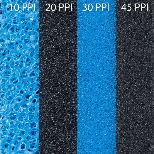 Happet Coarse Filter Sponge 15 PPI 25x25x5 cm - Aquarium Filter Media (Freshwater & Marine)