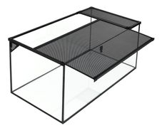 Glass Terrarium with Sliding Net