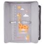 Baby Changing Table, Folding Diaper Changing Station with Lockable Wheels, Portable Changing Table 3-level Adjustable Heights, with Storage Basket & Hanging Racks for Newborns & Infant Image 3