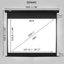 Duronic Projector Screen MPS100 /169 100 INCH Image 2