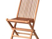 Garden Chair - Natural Teak FREE DELIVERY
