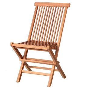 Garden Chair - Natural Teak FREE DELIVERY