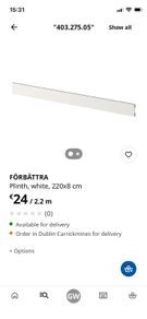 IKEA Kitchen Plinth