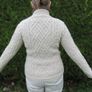 NEW with tage Merino Wool Irish Aran Side Zip Cardigan Image 4